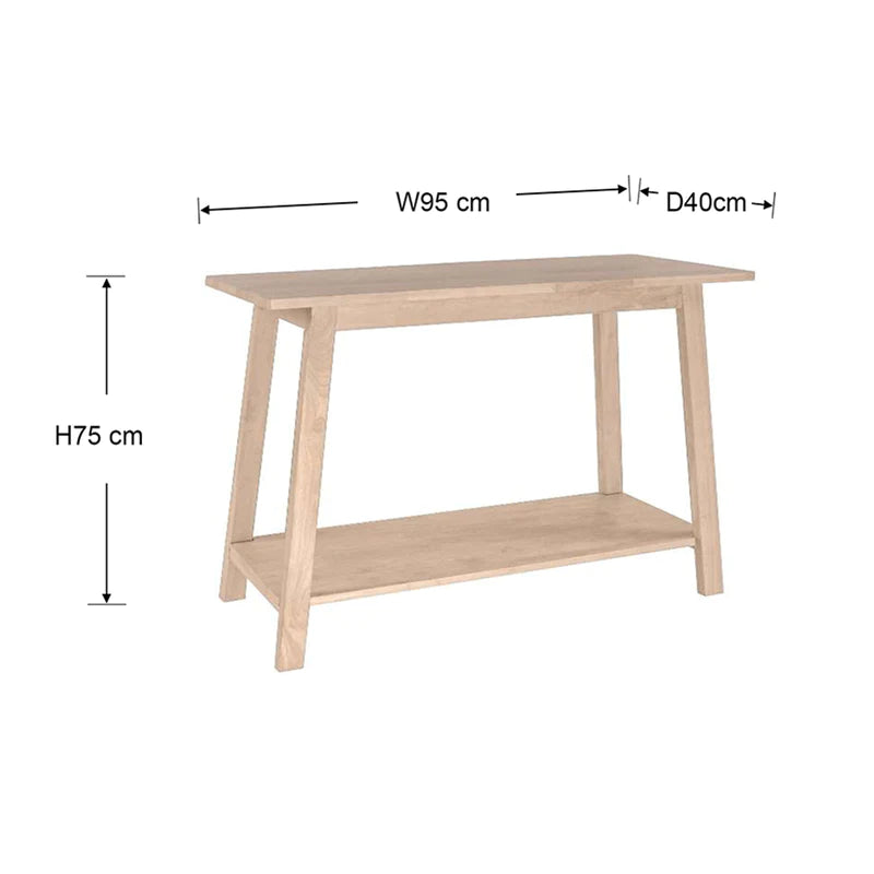 Amani Console Table (Whitewash)