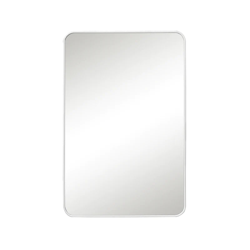 Isrid Rectangle Wall Mirror 60x90cm (White)