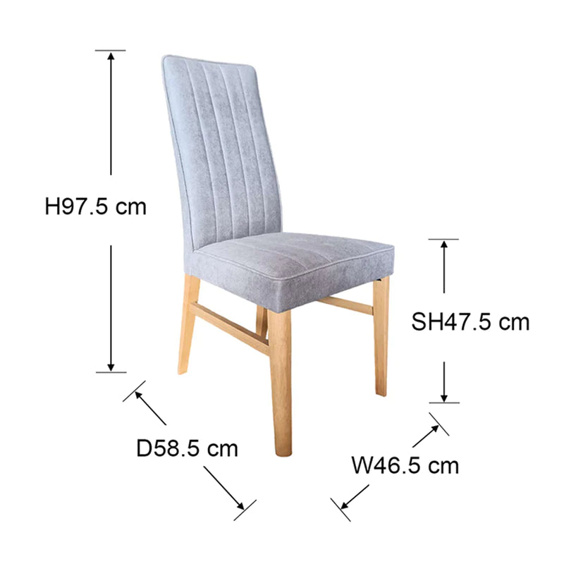 Herman Dining Chair (Teak & Slate)