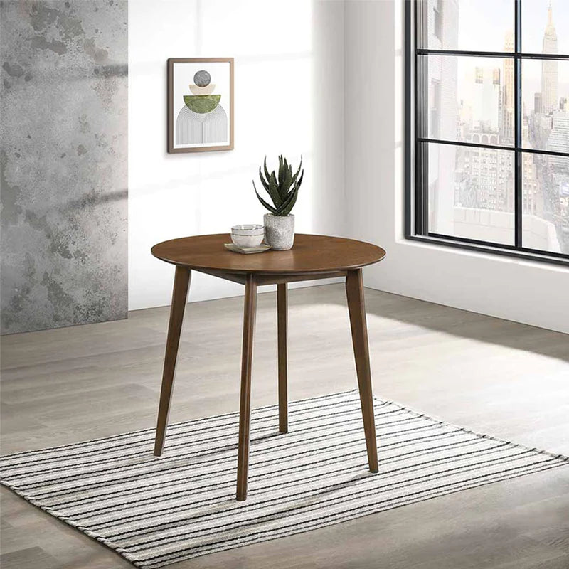 Harold Dining Table 80cm (Walnut)