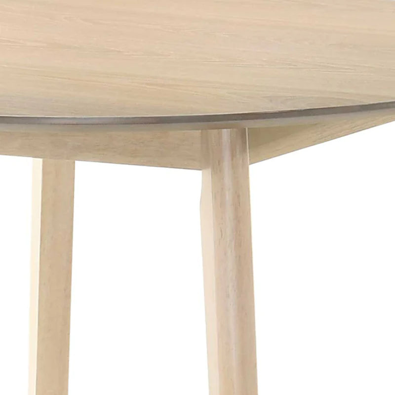 Harold Dining Table 80cm (Whitewash)