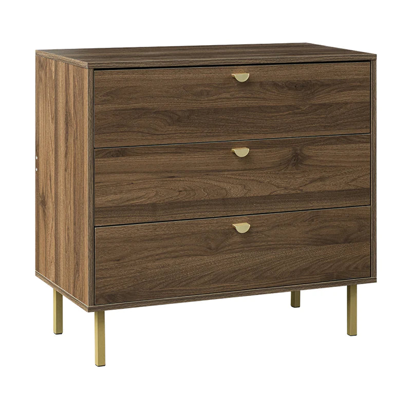 Georgine Chest of 3 Drawer (Walnut)