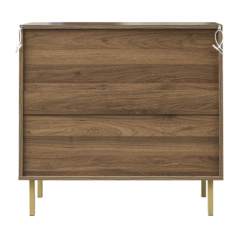 Georgine Chest of 3 Drawer (Walnut)