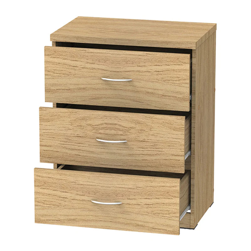 Selene Chest of 3 Drawer (Oak)