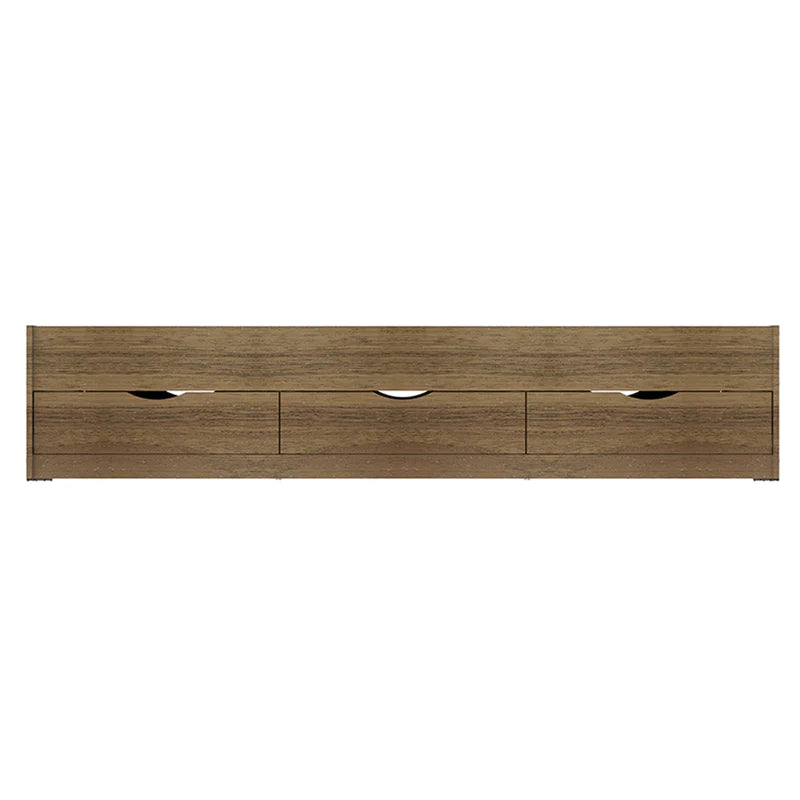 Siesta with 6-Drawers Bed Walnut (Semi-Double, 48"x75")