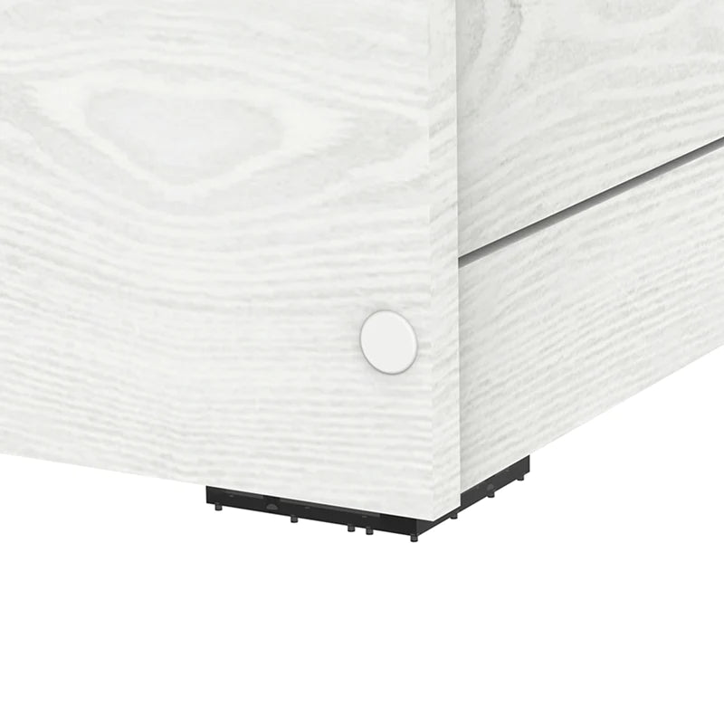 Siesta with 6-Drawers Bed White (Semi-Double, 48"x75")