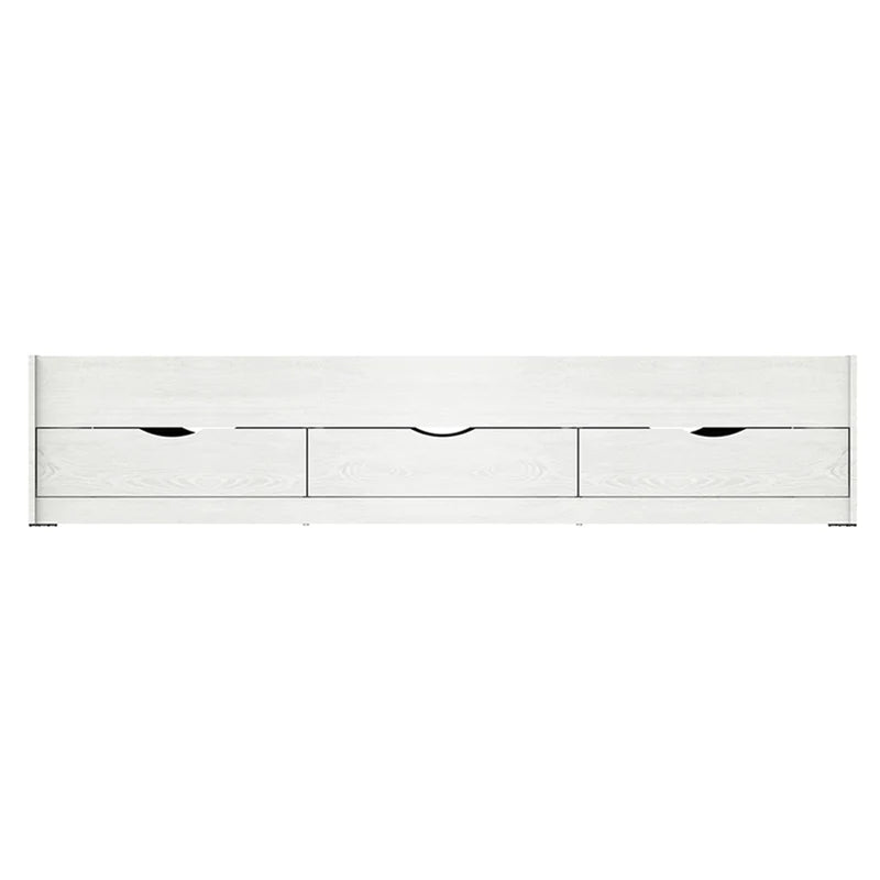 Siesta with 6-Drawers Bed White (Semi-Double, 48"x75")