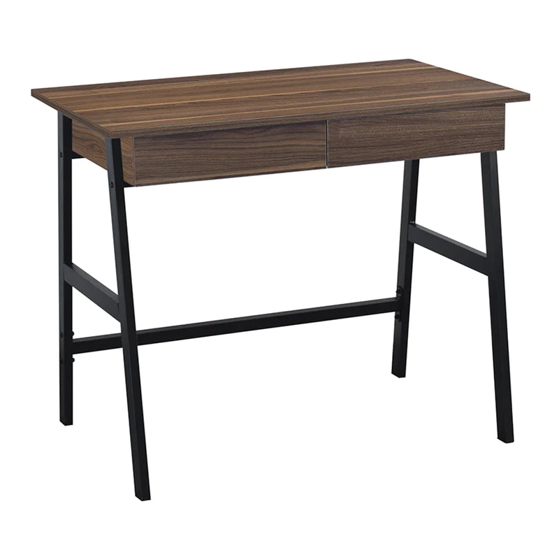 Arjun Office Desk 90cm (Black Walnut)