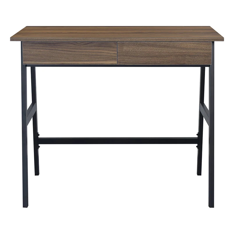 Arjun Office Desk 90cm (Black Walnut)