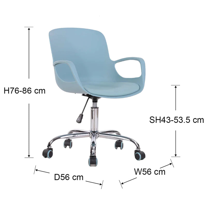 Lars Home Office Chair (Blue)