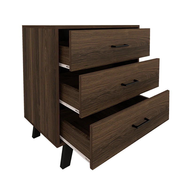 Aiden Chest of 3 Drawer (Walnut)