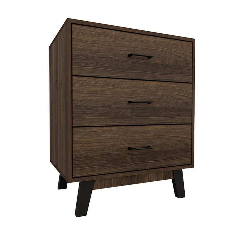 Aiden Chest of 3 Drawer (Walnut)