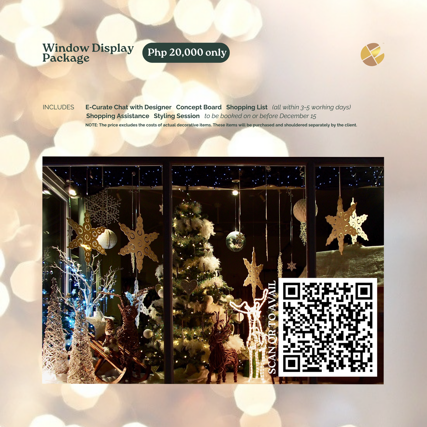 Christmas Window Display Package