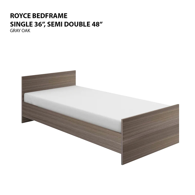 Royce Bed Oak (Semi-Double, 48"x75")