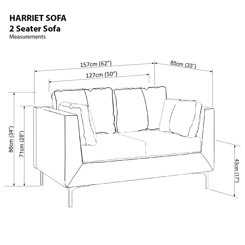 Harriet Sofa (2-Seater)