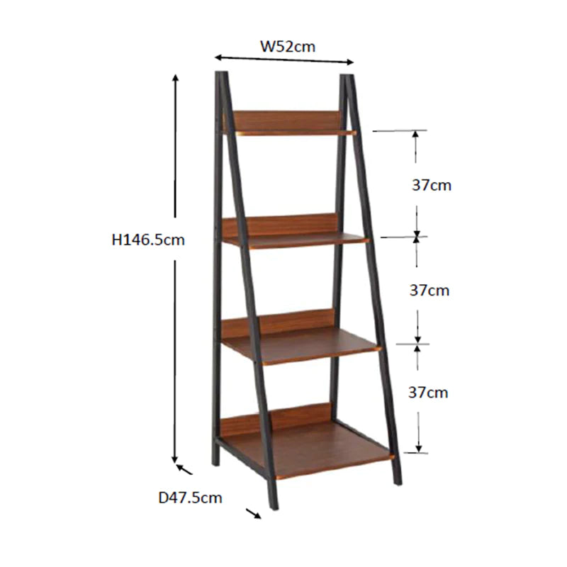 Samar Bookcase (Dark Walnut)