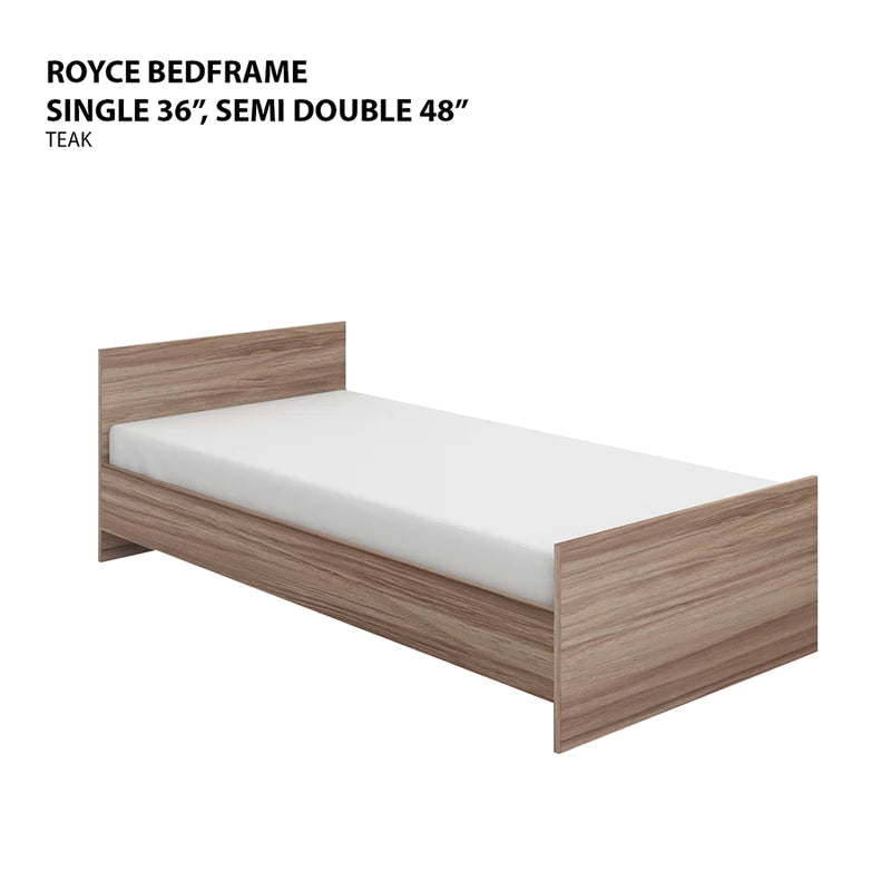 Royce Bed Teak (Semi-Double, 48"x75")